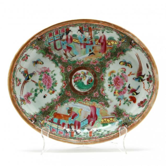 chinese-export-famille-rose-oval-serving-dish