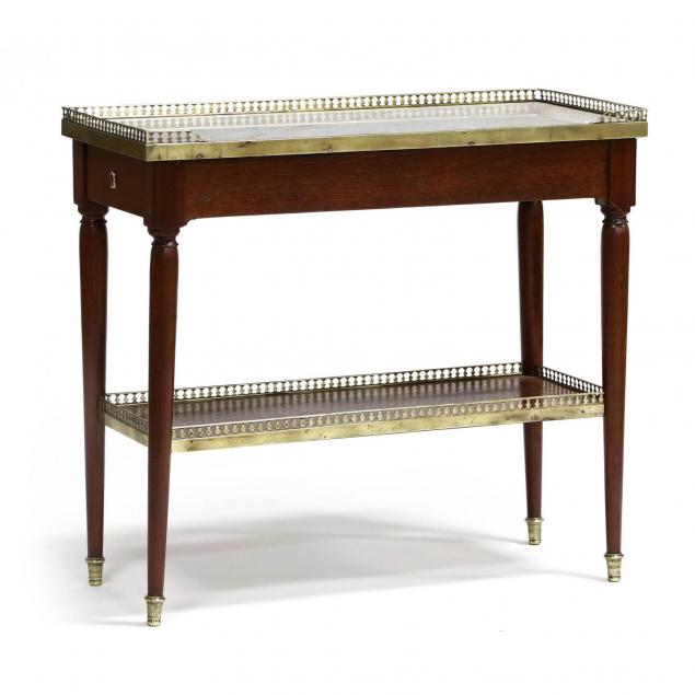 french-marble-top-two-drawer-table