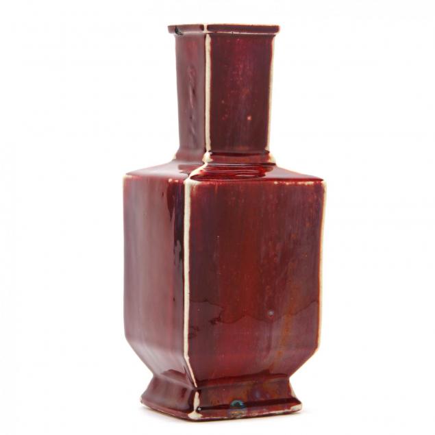 chinese-sang-de-boeuf-square-shaped-vase