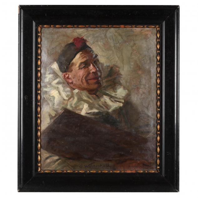 george-weltscheff-american-early-20th-century-portrait-of-a-clown