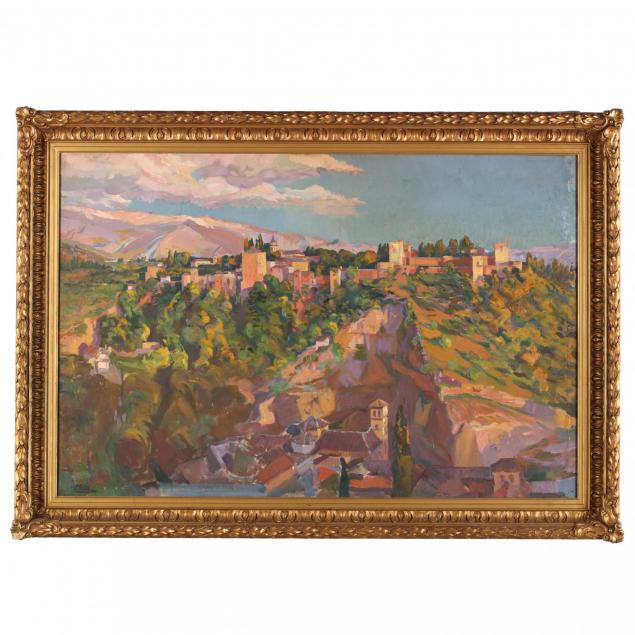 large-vintage-painting-of-the-alhambra