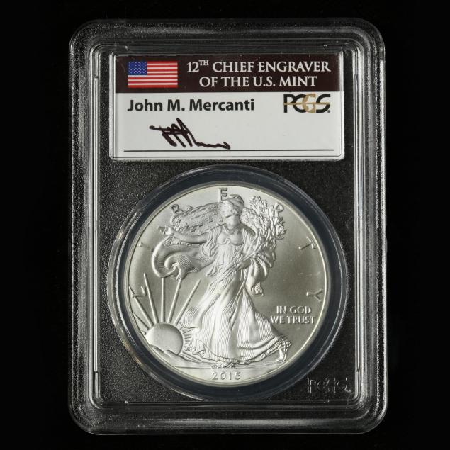 2013-and-2015-mercanti-signed-silver-eagles