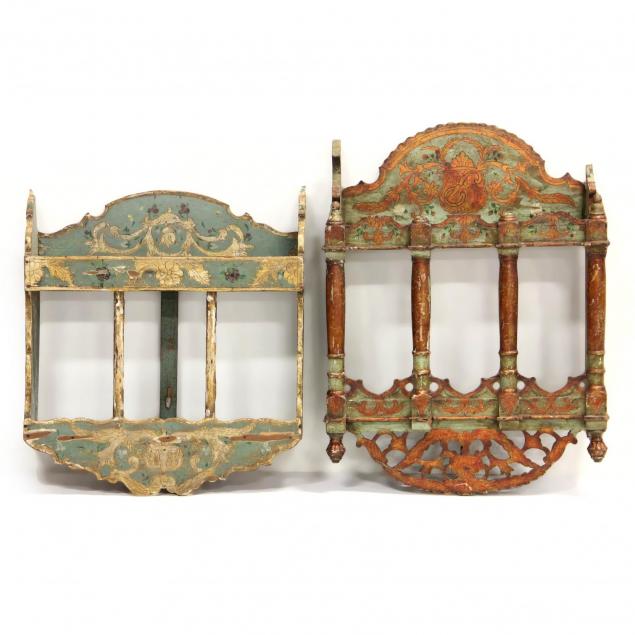 two-antique-florentine-wall-shelves