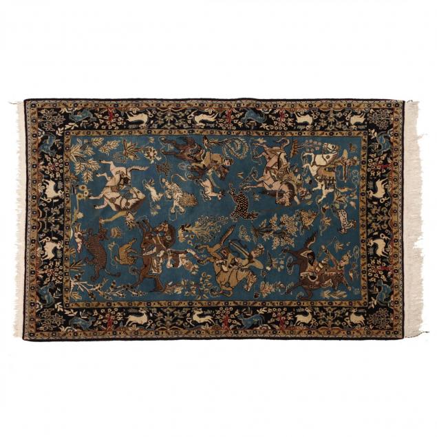 persian-hunting-scene-rug