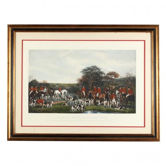 frederick-bromley-british-19th-century-sir-richard-sutton-and-the-quorn-hounds