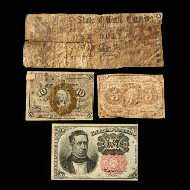 three-fractional-notes-and-a-north-carolina-note