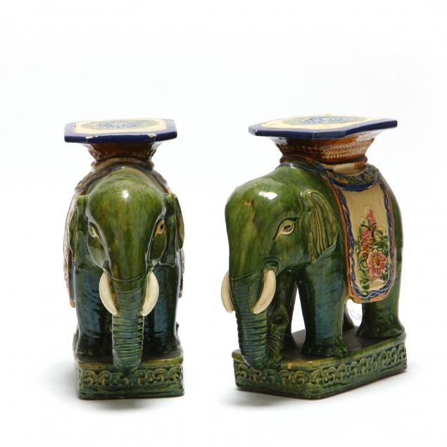 pair-of-chinese-elephant-form-garden-seats