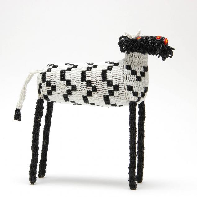 folk-art-beaded-sculpture-of-a-zebra
