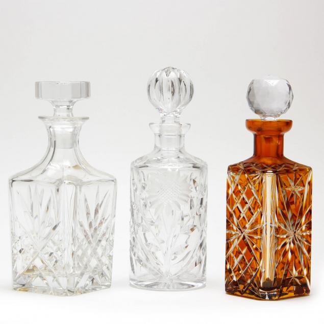 three-glass-decanters