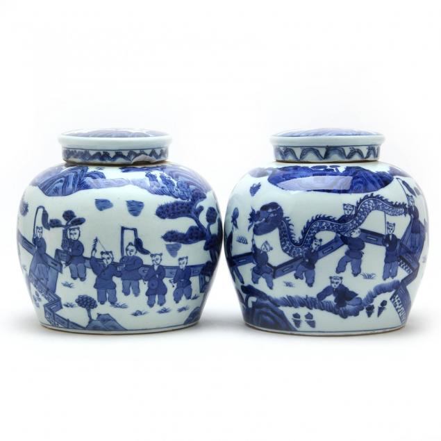 pair-of-chinese-blue-white-ginger-jars
