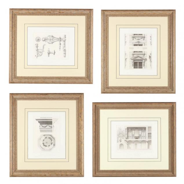 four-framed-engravings-picturing-18th-century-french-architectural-elements