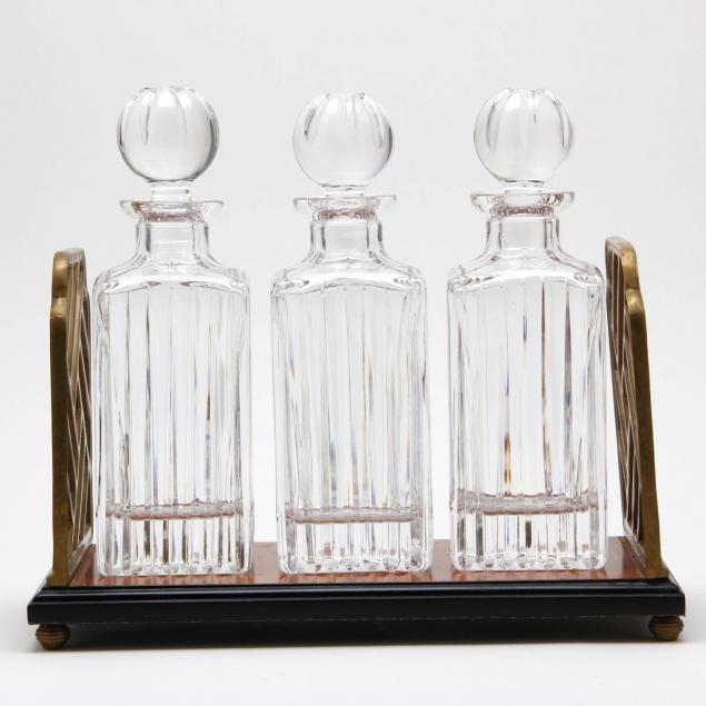 art-deco-style-decanter-caddy-with-decanters