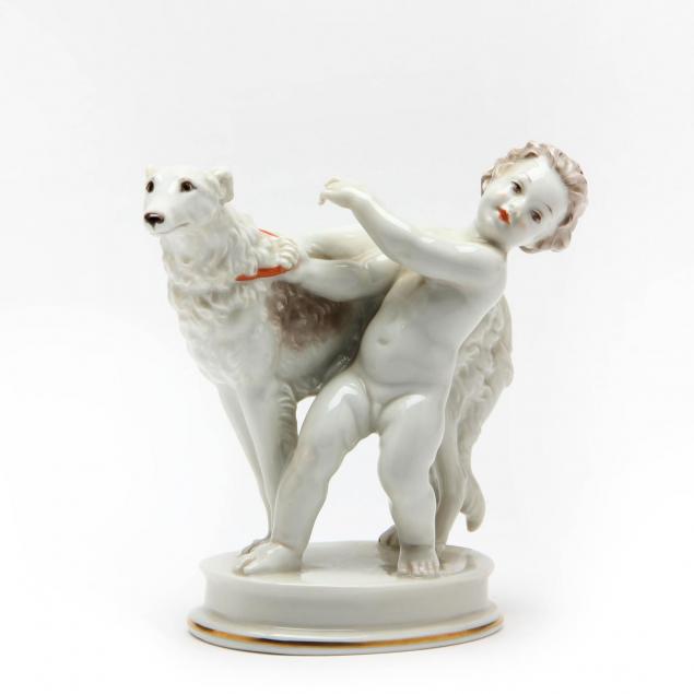 rosenthal-porcelain-child-with-borzoi