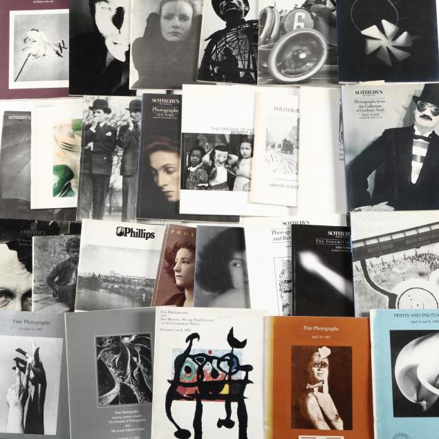 a-collection-of-27-photography-auction-catalogues