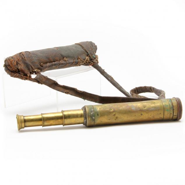 brass-spyglass-in-hide-case-with-sling