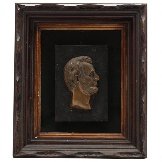 abraham-lincoln-bronze-profile-in-frame