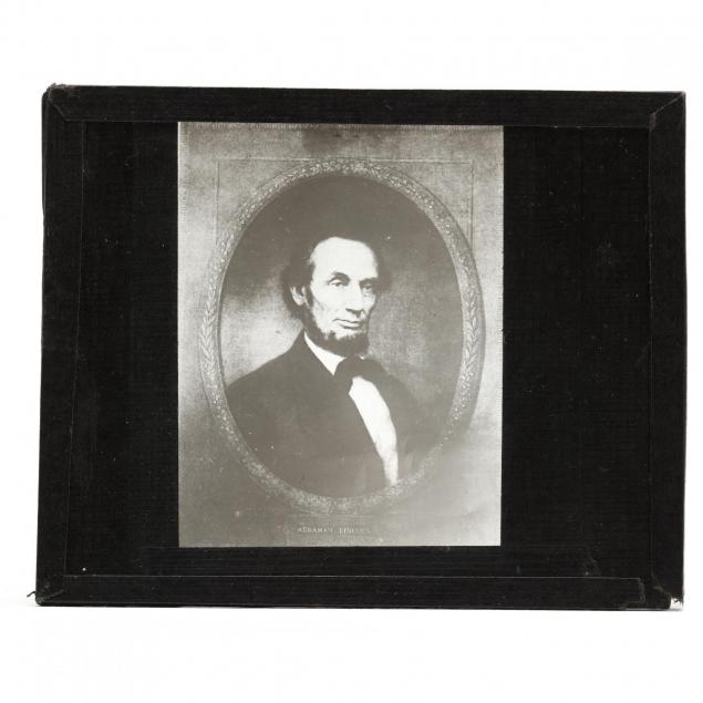 magic-lantern-glass-slide-of-abraham-lincoln