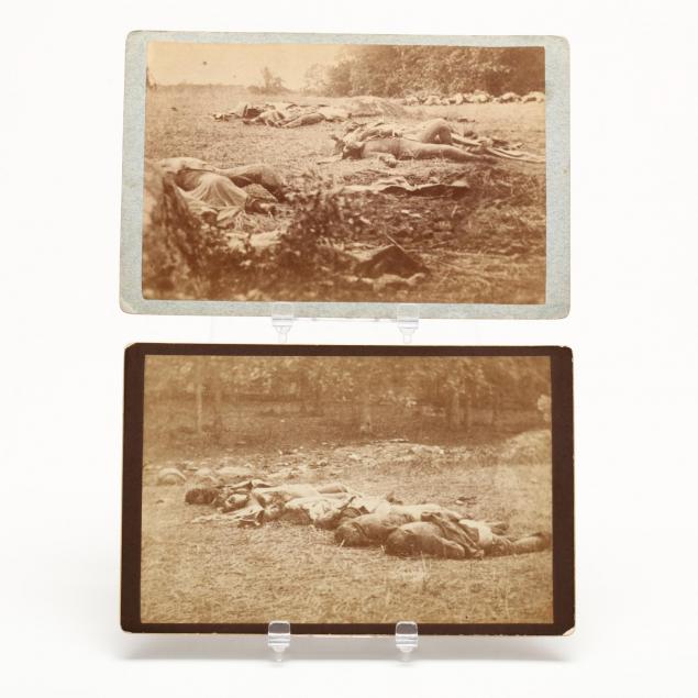 two-cabinet-card-views-of-gettysburg-dead