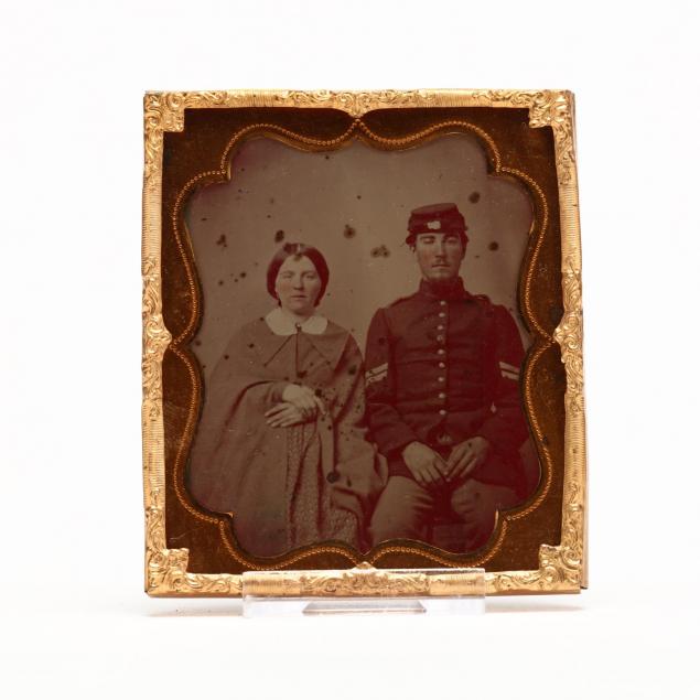 sixth-plate-ruby-ambrotype-of-a-civil-war-couple