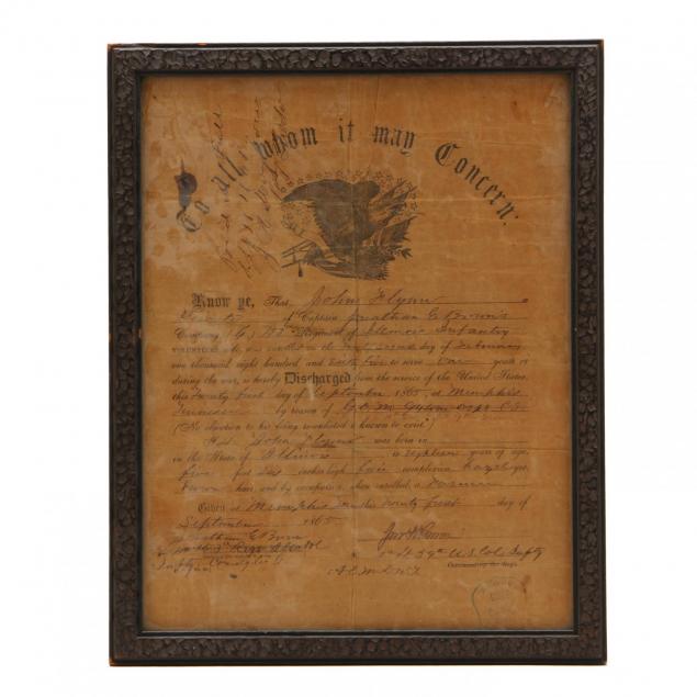 union-army-discharge-paper-for-an-illinois-enlisted-man