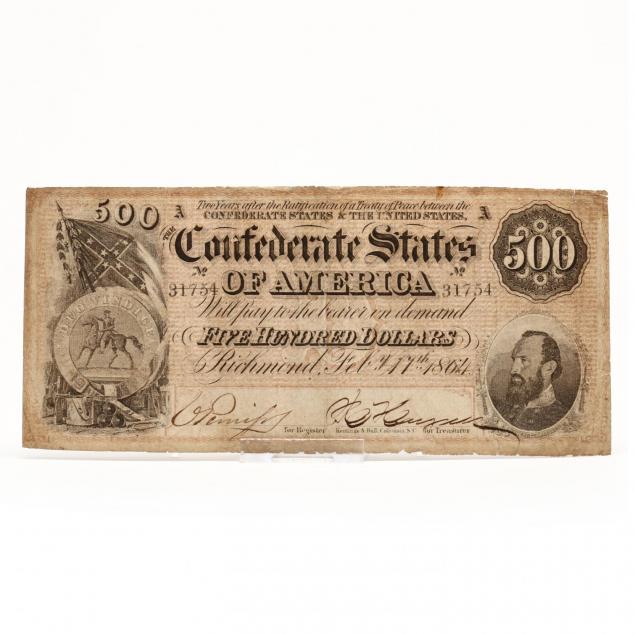 confederate-t-64-500-note