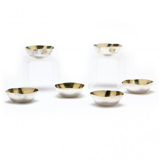 a-set-of-six-japanese-fine-silver-sauce-bowls