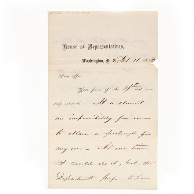 new-york-civil-war-congressman-augustus-frank-autograph-letter-signed