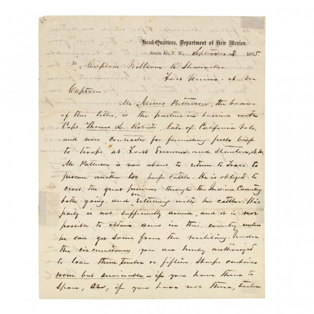 brigadier-general-james-h-carlton-autograph-letter-signed-great-indian-wars-content