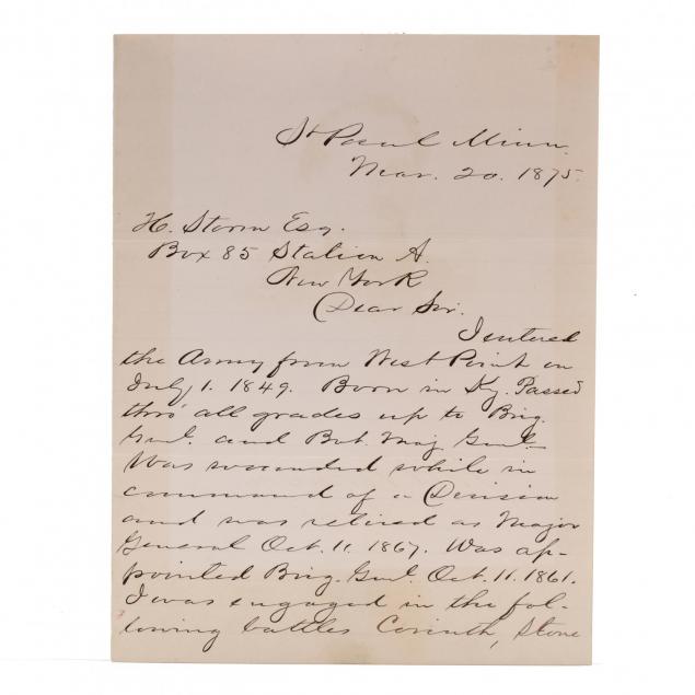 union-brigadier-general-richard-w-johnson-autograph-letter-signed