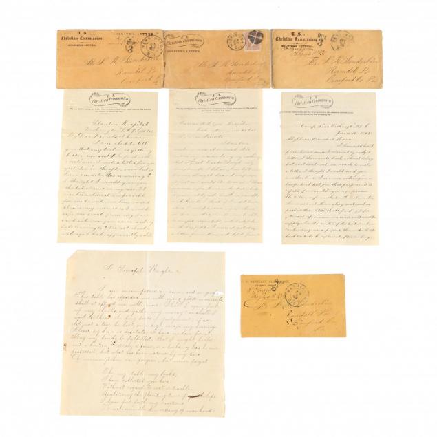 four-union-soldier-s-letters-with-u-s-christian-commission-postal-covers