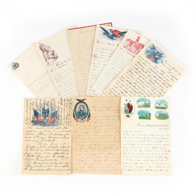 nine-union-soldiers-letters-on-patriotic-stationery