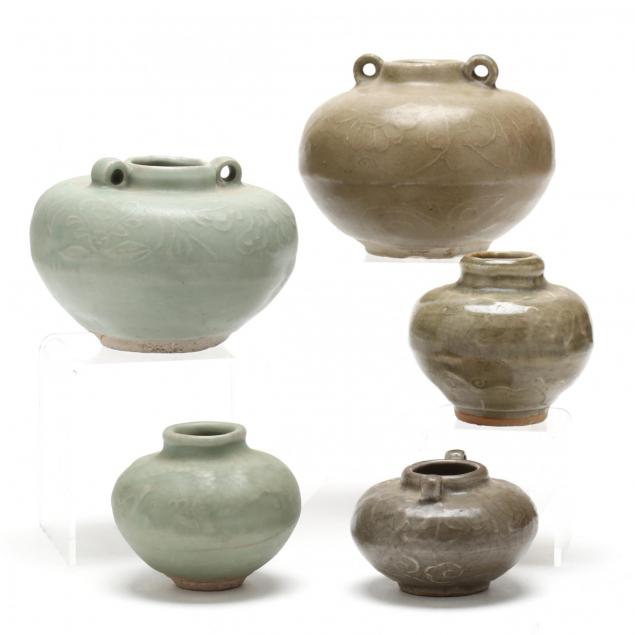 five-chinese-pottery-jarlets