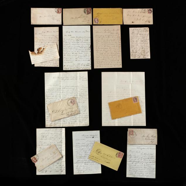 seven-civil-war-era-letters-retaining-postal-covers
