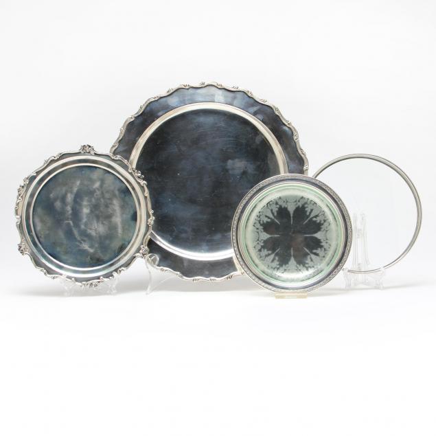 four-sterling-silver-trays-and-bottle-coasters