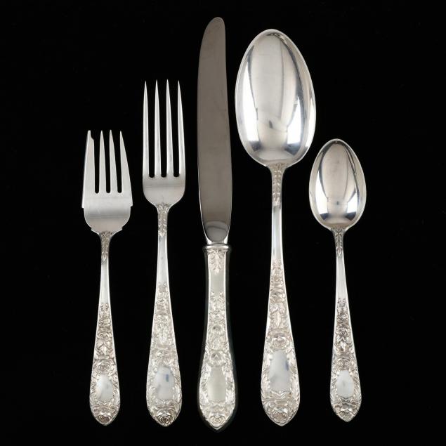 s-kirk-son-rose-sterling-silver-flatware-service