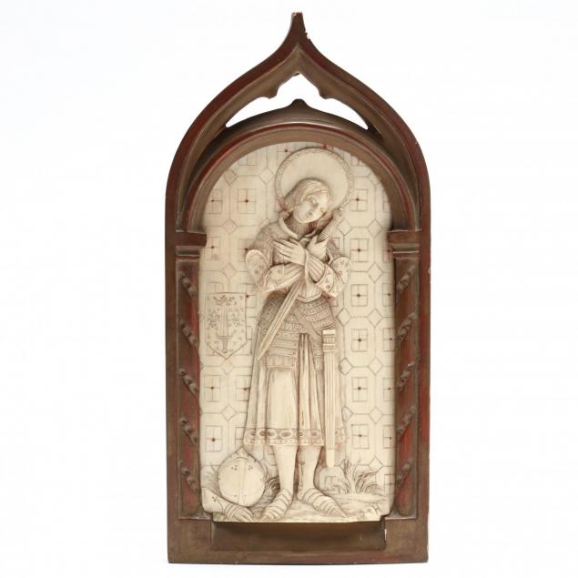 carved-ivory-plaque-of-joan-of-arc