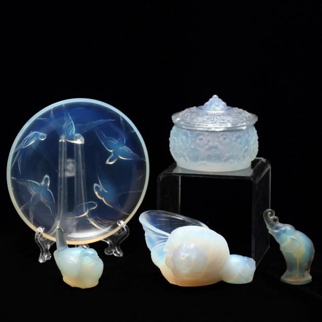 group-of-vintage-sabino-glass