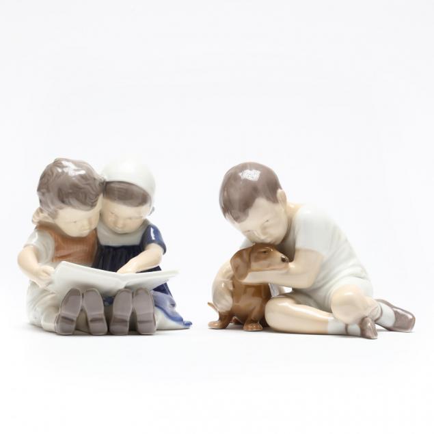 bing-grondahl-two-porcelain-figures