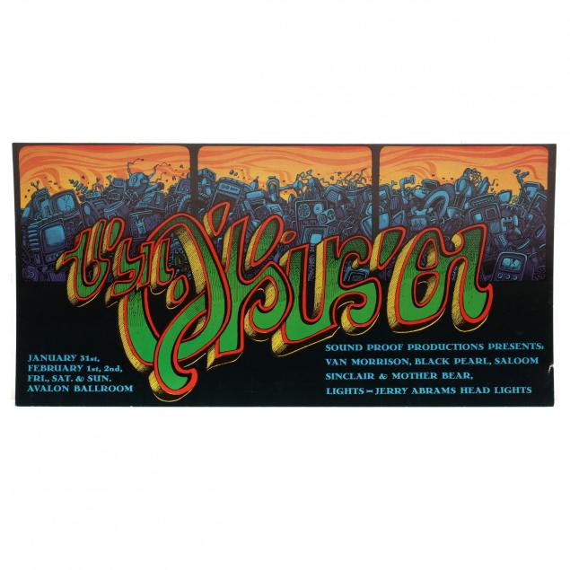 van-morrison-avalon-ballroom-junkyard-concert-poster-rick-griffin-sound-proof-productions-1969
