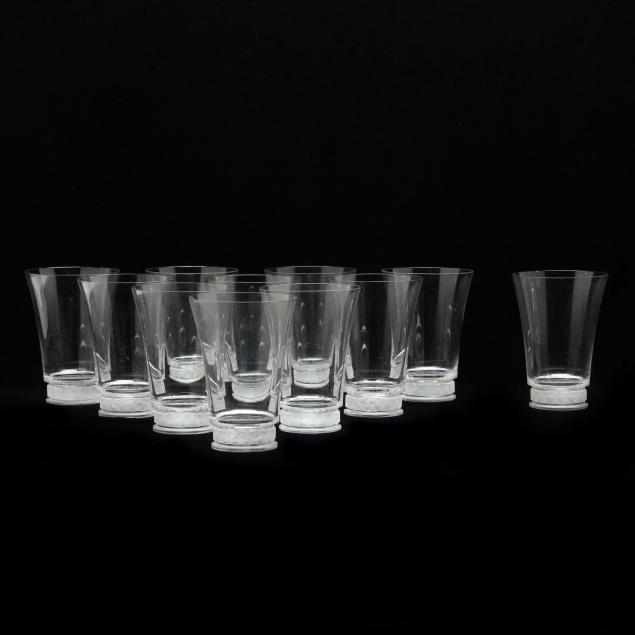 set-of-eleven-lalique-crystal-tumblers