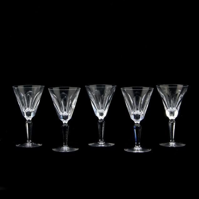 waterford-crystal-set-of-five-dessert-wine-stems