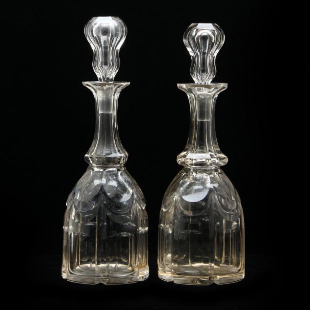 pair-of-antique-cut-glass-decanters