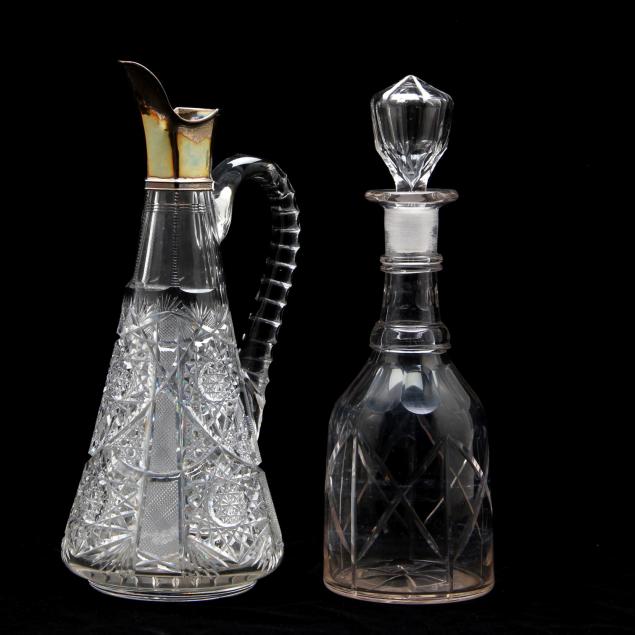 cut-glass-decanter-and-ewer