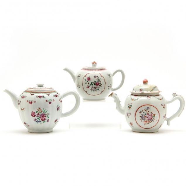 three-antique-chinese-export-teapots