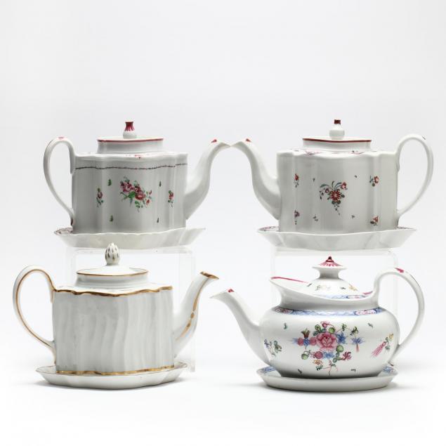 four-antique-new-hall-teapots