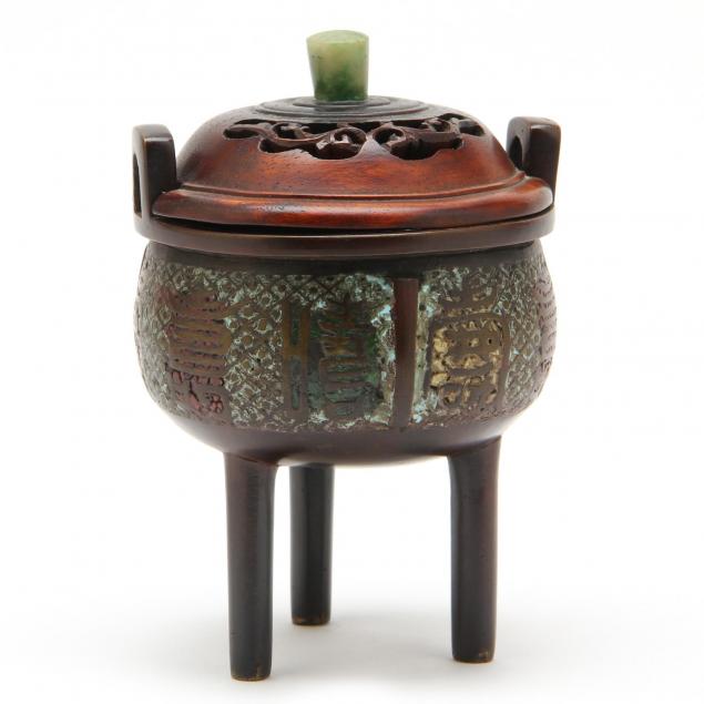 chinese-bronze-lidded-censer