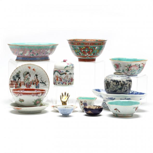 group-of-asian-porcelains