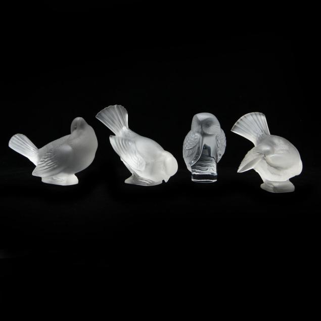 lalique-four-frosted-crystal-birds