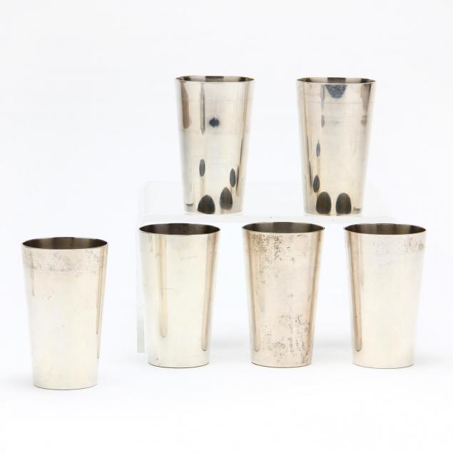 a-set-of-six-sterling-silver-beakers-by-stieff
