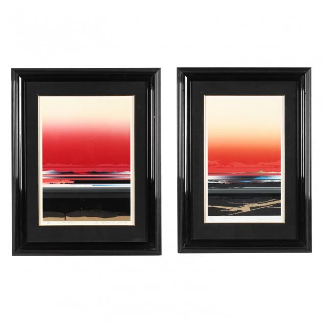 pair-of-contemporary-screenprints-titled-i-red-space-i-and-i-arise-ii-i